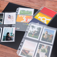Fundas transparentes A6 A5 para archivador, bolsas de PVC suave sin cremallera, transparentes, con múltiples bolsillos, para guardar tarjetas, impermeables, para rellenar archivadores.