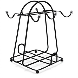 Estante Metálico Minimalista con Ruedas, Tipo Vertical, de un Solo Nivel, Organizador de Almacenamiento para Armario, Color Negro - Product Image 3