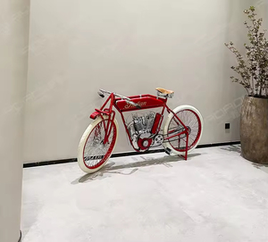 Modèle de vélo rétro en fer forgé, style <span class=keywords><strong>punk</strong></span> nostalgique, modèle de vélo vintage - Product Image 6