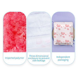 Almofadas sanitárias descartáveis para mulheres, 5 camadas sem vazamentos - Product Image 3