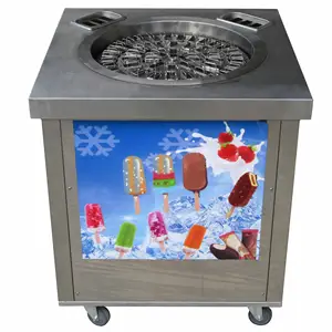 Kolice döndür tarzı ticari otomatik buz Pop sopa dondurma çubuğu palet Popsicle yapma makinesi/buz lolly makinesi