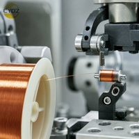 Película Uniforme de 0.2-1.0mm 155 ° Alambre de Cobre Esmaltado Redondo para Bobinado de Conexión Interna de Motores Industriales