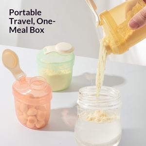 Contenitore Portatile Sigillato <span class=keywords><strong>in</strong></span> Plastica per <span class=keywords><strong>Latte</strong></span> <span class=keywords><strong>in</strong></span> <span class=keywords><strong>Polvere</strong></span> con Un Scomparto per <span class=keywords><strong>Neonati</strong></span> 0-1 Anno Integratore Alimentare per Bambini - Product Image 1