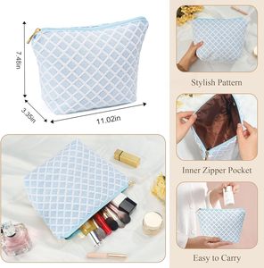 Wholesale Custom Logo Luxury Cosmetic Pouch for Makeup Brushes and <b>Toiletries</b> Perfect for Laser Cosmetic <b>Storage</b> - Product Image 6
