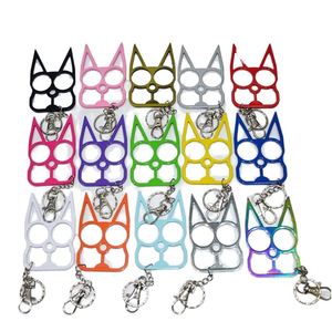 Porte-clés en métal mignons en gros - Porte-clés chat de dessin animé pour femmes, porte-clés en forme d'animal pour filles, cadeaux de bijoux tendance - Product Image 1