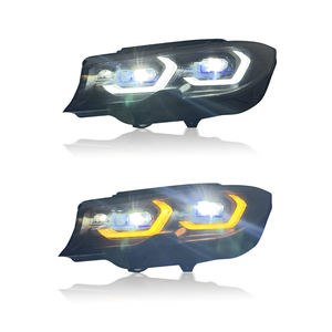 Sistema di Illuminazione Aggiornato Gruppo Fari Laser per <span class=keywords><strong>BMW</strong></span> <span class=keywords><strong>Serie</strong></span> 3 G20 G28 2018-2022 Luci Diurne Gialle e Bianche - Product Image 1