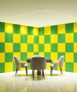 Tấm khuếch tán âm thanh bọt polyurethane hình vuông 3D rắn cho phòng thu văn phòng rạp chiếu phim nhà KTV cách âm - Product Image 3