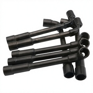 Clé à douille perforée en L phosphatée noire en gros, clé à douille hexagonale externe double tête en forme de 7 pour tuyaux - Product Image 1
