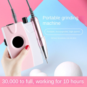 Perceuse à ongles électrique portable rechargeable 30000 tr/min pour le ponçage et le retrait des ongles - Product Image 2