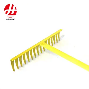 hot sales leaf grabber rake lawn leveling garden tool weeding rake with long handle