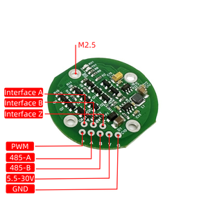Đầu Ra Kép RS485 Mô-đun mã hóa từ tính tuyệt đối & gia tăng Cảm biến vị trí cho pmsm không chổi than DC động cơ - Product Image 3