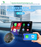 Adaptador Inalámbrico CarPlay OEM ODM, Convierte de Cableado a Inalámbrico, Conexión Estable con Reconexión Automática, Plug and Play