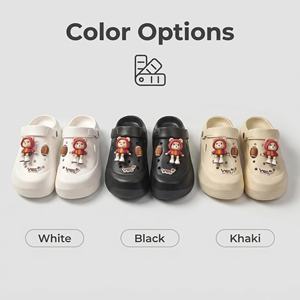 รองเท้าผู้หญิงแฟชั่นฤดูร้อนแบบสวม  ผ้าตาข่ายนุ่ม  กันลื่น  เพิ่มความสูง  สำหรับใส่กลางแจ้ง - Product Image 3