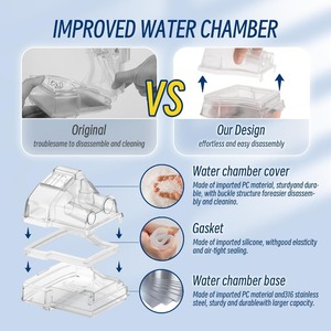 Chambre à eau / réservoir <span class=keywords><strong>humidificateur</strong></span> de remplacement CPAP S10 compatible avec les machines CPAP AirSense 10 / AirCurve 10 - Product Image 4
