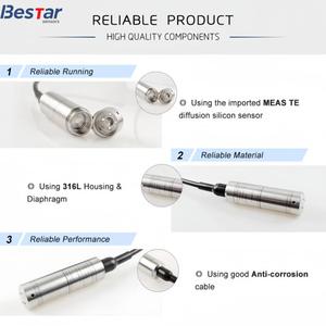 مستشعر مستوى المياه مدمج 4-20mAV/<span class=keywords><strong>RS485</strong></span> IP68 من الفولاذ المقاوم للصدأ لتطبيقات مياه الصرف والطين - Product Image 6