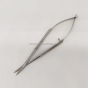 Tijeras quirúrgicas de microdisección, tijeras de resorte Castroviejo, juego de instrumentos de fuente de alimentación Manual - Product Image 2