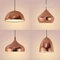 Luminaire suspendu en cuivre, lustre moderne nordique pour salon, chambre à coucher, salle à manger, restaurant, modèle MK0139