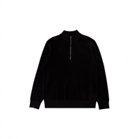 Old Money Style Wollmischung Strickpullover Locker Sitzender Stehkragen Luxuriöser Modischer Herren-Pullover Einfach Vielseitig Frühlings-Basisstück