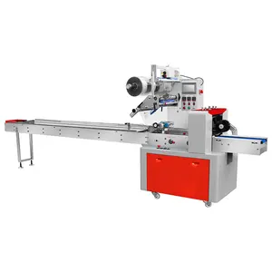 RJW-500 Model Volautomatische Horizontale Wrapping Flow Pack Verpakkingsmachine Ijs Lolly Ijslolly Verpakkingsmachine