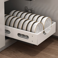 Ausziehbare Küche Ausziehbare Schiebe schublade Ausziehbares Regal Schrank Organizer Schubladen Erweiterbarer ausziehbarer Schrank Organizer