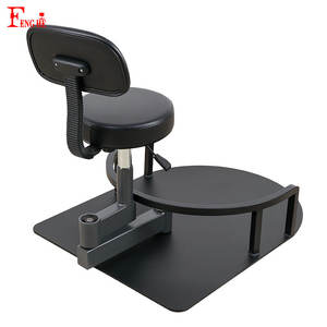 Silla de peluquero profesional de servicio pesado con elevación hidráulica y giro de 360 ° - Product Image 2