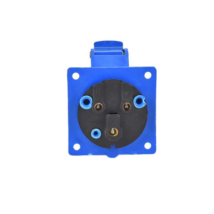 Brennenstuhl Presa elettrica a murata combinata CEE 400V/32A 5 poli + Schuko, presa industriale con coperchio, interno/esterno, officine, garage, industrie, IP44, 32A Brennenstuhl Presa elettrica a murata combinata CEE 400V/32A 5 poli + Schuko, presa industriale con coperchio, interno/esterno, officine, garage, industrie, IP44, 32A