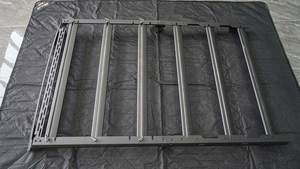 แร็คหลังคาอลูมิเนียมอัลลอยด์สำหรับรถออฟโรด <span class=keywords><strong>4x4</strong></span> รุ่นใหม่ ไม่มีไฟ สำหรับรถมัสแตง แมค-อี ปี 2021-2023 รับประกัน 1 ปี - Product Image 2