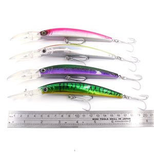 Esche artificiali da traina <span class=keywords><strong>per</strong></span> la pesca in mare, <span class=keywords><strong>per</strong></span> <span class=keywords><strong>spigola</strong></span> e salmone, 170mm 25g, in plastica ABS, occhi 3D, OEM ODM - Product Image 6