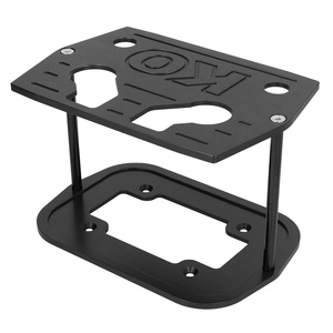 Soporte de bandeja de sujeción de batería apto <span class=keywords><strong>para</strong></span> baterías <span class=keywords><strong>Optima</strong></span> 3478 <span class=keywords><strong>para</strong></span> automóviles, camiones, barcos ATVBlack - Product Image 5