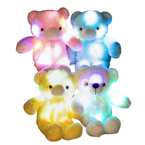 Oso de peluche iluminado personalizado, juguete de peluche con características iluminadas - Product Image 1