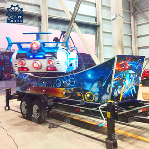 Atracciones de Parque de Diversiones, Mini Coche Volador F1 Portátil Montado en Remolque para Niños en Venta - Product Image 4