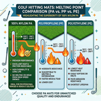 Tapis de simulateur de golf en gazon artificiel pour terrain de golf, tapis de simulateur de terrain de golf en gazon synthétique
