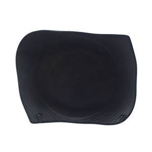 Platos de melamina ecológicos de la serie Hotel, plato de arroz mate negro, vajilla para restaurantes, técnica de escarcha plástica - Product Image 1