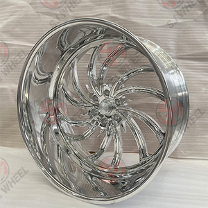 Cerchi Forgiati Intro a 2 Pezzi da 24 Pollici, Deep Dish, 20 <span class=keywords><strong>22</strong></span> 24 26 Pollici, 6x139.7, per Camion Ford Chevrolet RAM GMC - Product Image 6