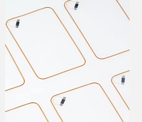 Prix usine Feuille d'incrustation RFID à puce HF NFC NTAG215 13.56MHz ISO14443A Pré-laminée Étanche pour Carte de Membre et Contrôle d'Accès