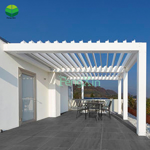 Pergola en aluminium entièrement extérieure, automatique, rétractable, <span class=keywords><strong>coulissante</strong></span> et pliable, imperméable - Product Image 2