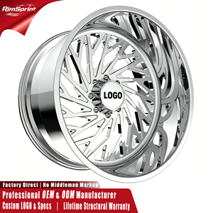 Rines JTX EMPIRE Cóncavos Profundos Forjados a Medida para Camionetas de 20-30 Pulgadas, 5, 6 y 8 Birlos, para RAM 1500 TRX, GMC Yukon, Jeep Wrangler - Product Image 1