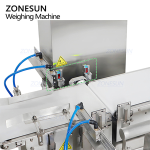 Zonesun ZS-MD210 tự động thực phẩm Túi chai băng tải checkweigher trọng lượng phát hiện máy với rejector - Product Image 4