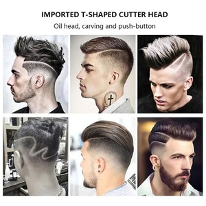 Afeitadora Eléctrica USB 2025 Recargable, Recortadora de <span class=keywords><strong>Barba</strong></span> Metálica Profesional, Máquina de Cortar Cabello para Hombres, Barbería - Product Image 2