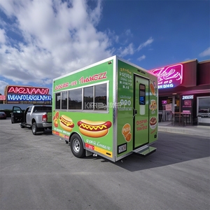 Remorque à crème glacée 2025 à vendre aux États-Unis, camion de nourriture mobile équipé de café, avec DOT CE - Product Image 1