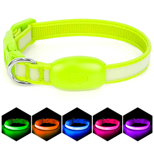 Collier LED rechargeable USB en gros pour chien, accessoires pour animaux de compagnie en plastique avec boucle clignotante pour Halloween, Noël et Nouvel An - Product Image 5