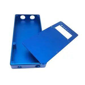 Carcasa de aluminio para caja de fuente de alimentación móvil de equipo electrónico, caja de batería de aluminio personalizada, fabricación de piezas de carcasa