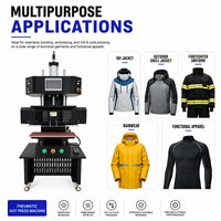 Presse pneumatique à chaud et à froid pour le collage de tissus TPU imperméables et la confection de vêtements sans couture CNCO CN-6020
