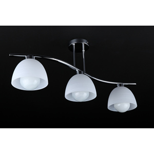 Lámpara de Techo CANDICE en Blanco Satinado - 3XE27 MAX 42W - Product Image 1