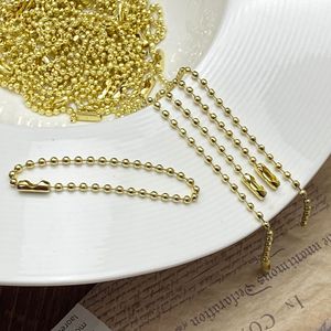 Chaîne de perles dorées pour bijoux, accessoires de pendentif porte-clés DIY 2022 - Product Image 1