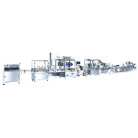 Chaîne de production électronique automatique d'emballage de bouteille de vitesse moyenne de Jianfeng