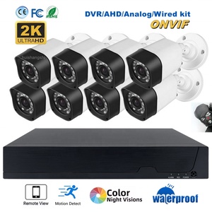 Kit de DVR AHD, Cámaras de Seguridad para Exteriores, Videovigilancia, DVR Analógico IR de 4CH, 8CH, 16CH, 2K, 2MP, 1080P, Sistema de Vigilancia CCTV - Product Image 1