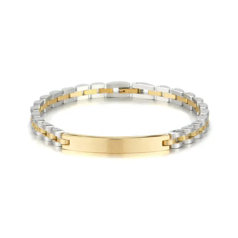 Nouvelle montre-bracelet en acier inoxydable à la mode placage PVD or classique pour les mariages et les fêtes