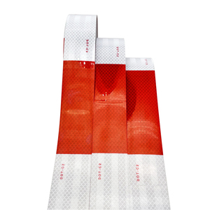 <span class=keywords><strong>Cinta</strong></span> <span class=keywords><strong>Reflectante</strong></span> Prismática de Alta Intensidad <span class=keywords><strong>para</strong></span> Advertencia, Estándar DOT-C2, Roja y Blanca, Adhesivos <span class=keywords><strong>para</strong></span> Carrocería de Automóviles y <span class=keywords><strong>Camiones</strong></span>, PVC, Venta al Por Mayor de Fábrica - Product Image 3
