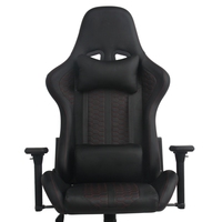 Chaise de jeu pour joueur de jeux vidéo réglable en hauteur personnalisée, chaise de jeu en cuir PU